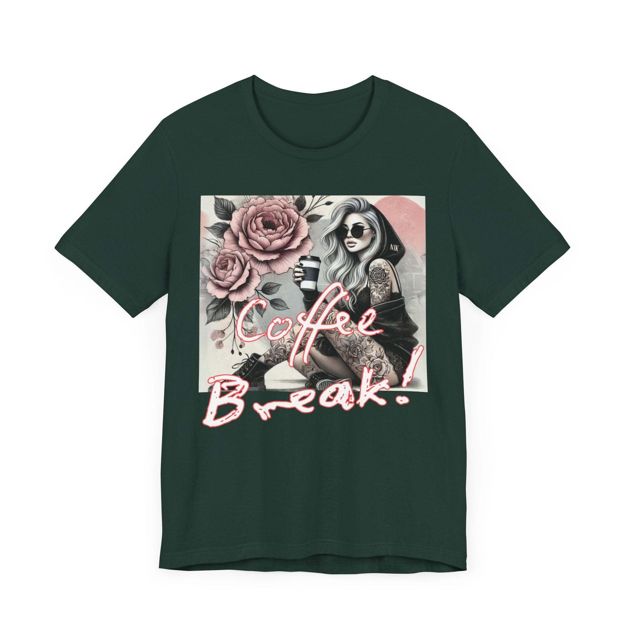 Coffee Break Unisex Jersey Short Sleeve Tee
